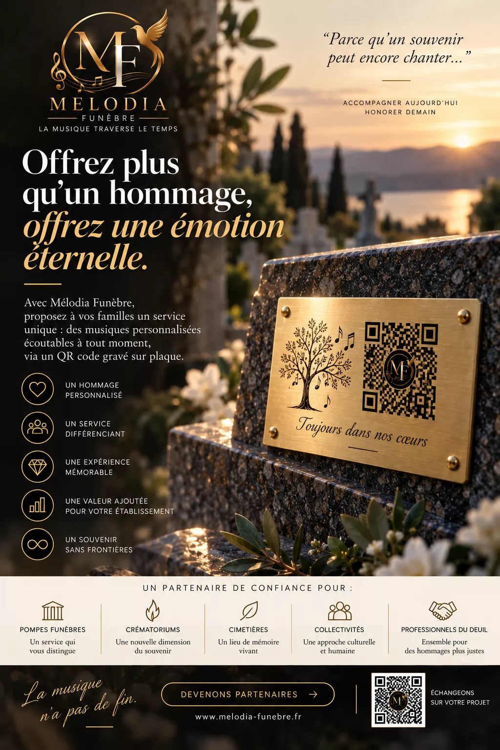 Affiche : Offrez plus qu’une émotion éternelle