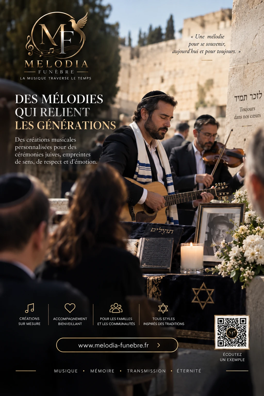 Affiche : Des mélodies qui relient les générations