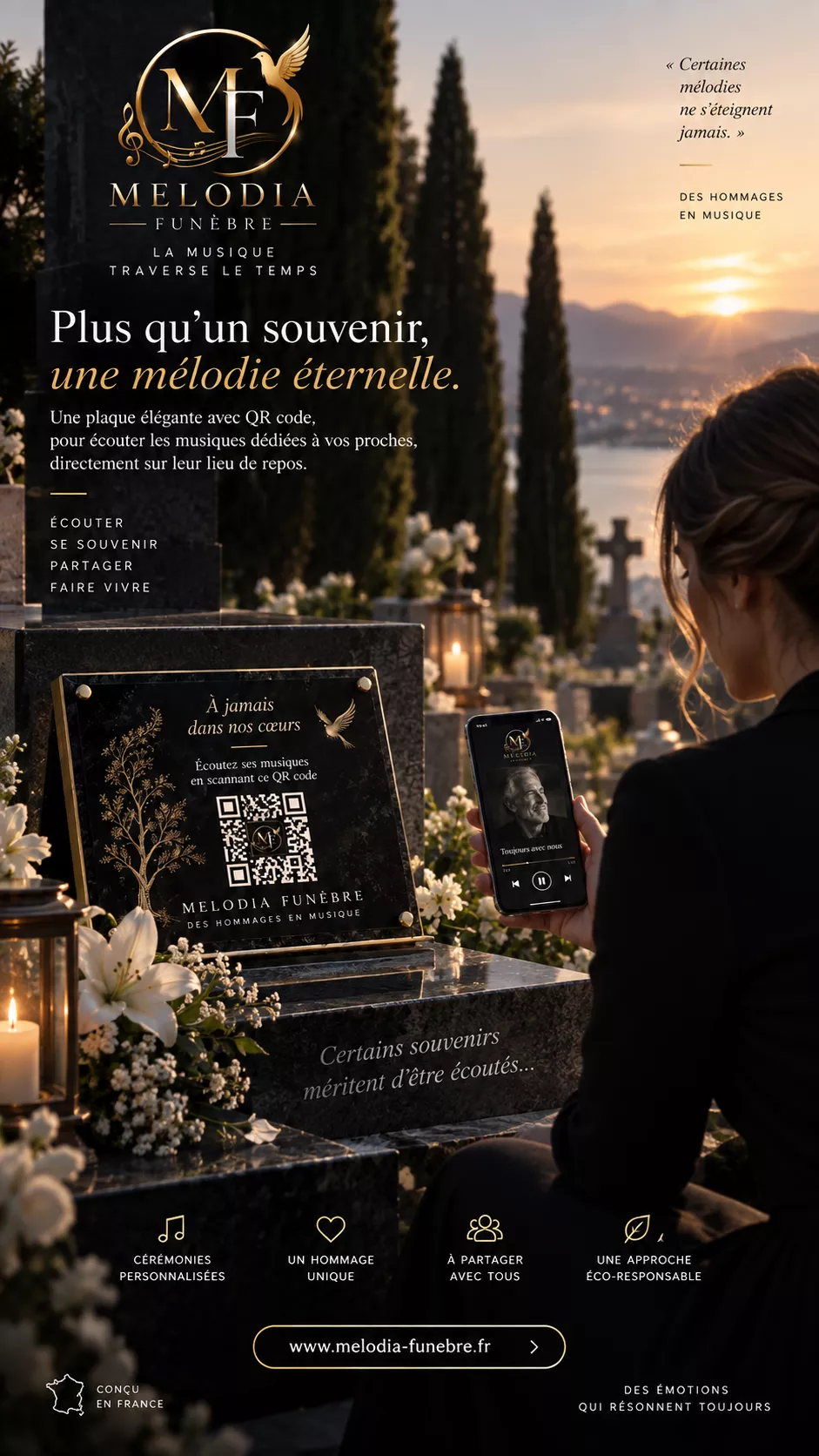 Affiche : Plus qu’un souvenir, une mélodie éternelle