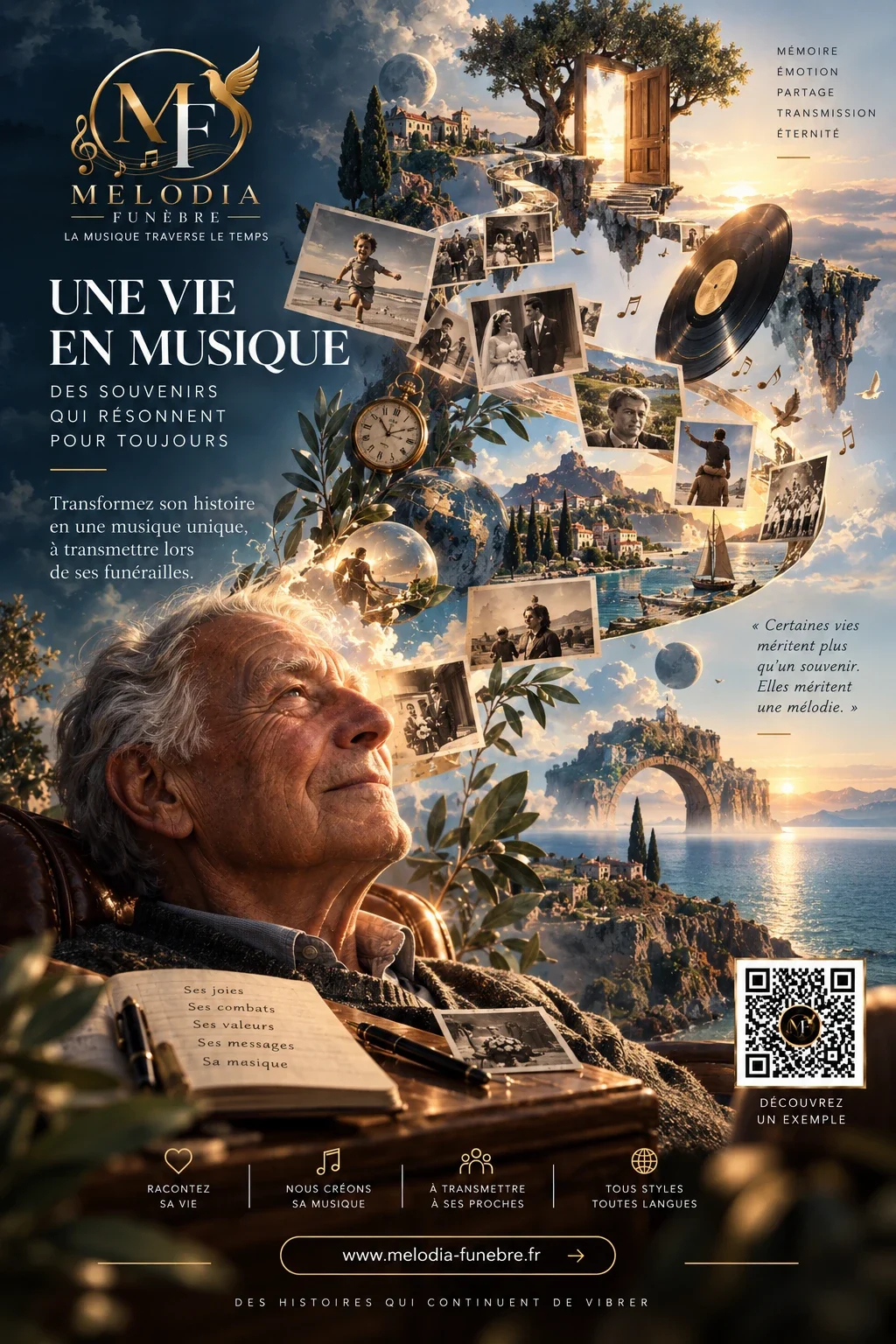 Affiche : Une vie en musique
